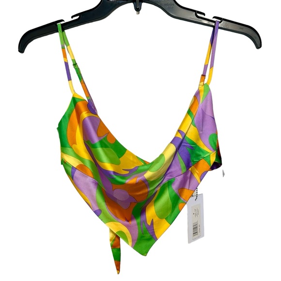 NWT Danielle Bernstein Saved by the Bell Cowl Top Sz S - Picture 4 of 16